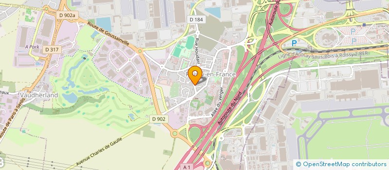 localisation de l'entreprise MONSIEUR KEVIN LAUGIER  ROISSY-EN-FRANCE