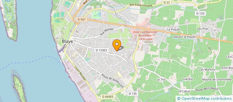 localisation de l'entreprise MONSIEUR KEVIN LAULAN à BLAYE