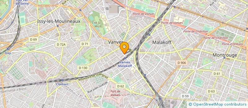 localisation de l'entreprise MONSIEUR KEVIN LAURENT à VANVES