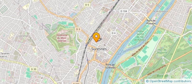 localisation de l'entreprise MONSIEUR KEVIN LAURENT  SURESNES