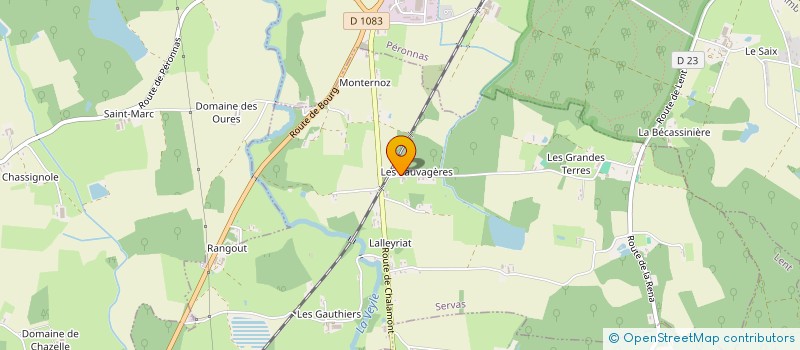 localisation de l'entreprise MONSIEUR KEVIN LAURIER  SERVAS