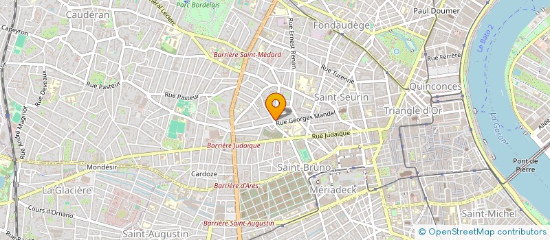 localisation de l'entreprise MONSIEUR KEVIN LAVIGNE  BORDEAUX