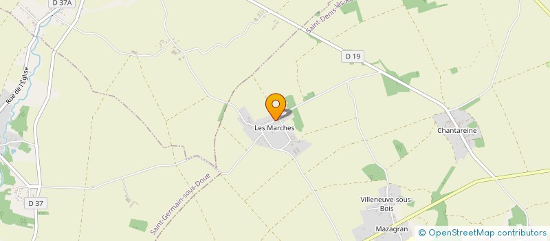 localisation de l'entreprise MONSIEUR KEVIN LAZARE  SAINT-DENIS-LES-REBAIS