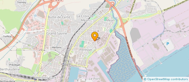 localisation de l'entreprise MONSIEUR KEVIN LE BERRE à SAINT-NAZAIRE