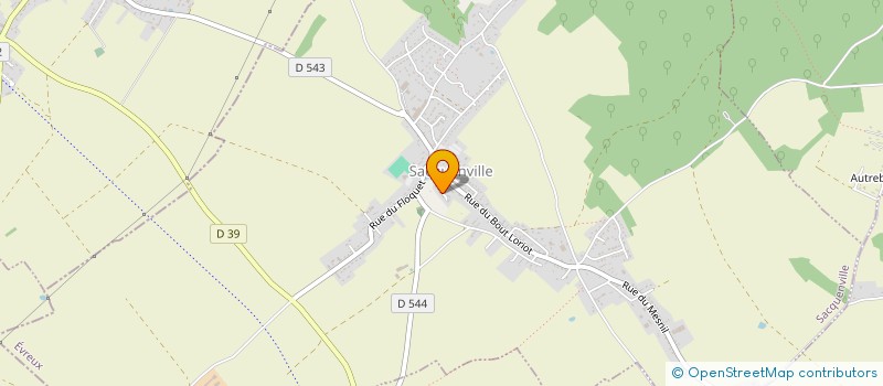 localisation de l'entreprise MONSIEUR KEVIN LE BONTE  SACQUENVILLE