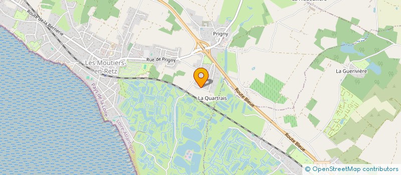 localisation de l'entreprise MONSIEUR KEVIN LE COZ  LES MOUTIERS-EN-RETZ