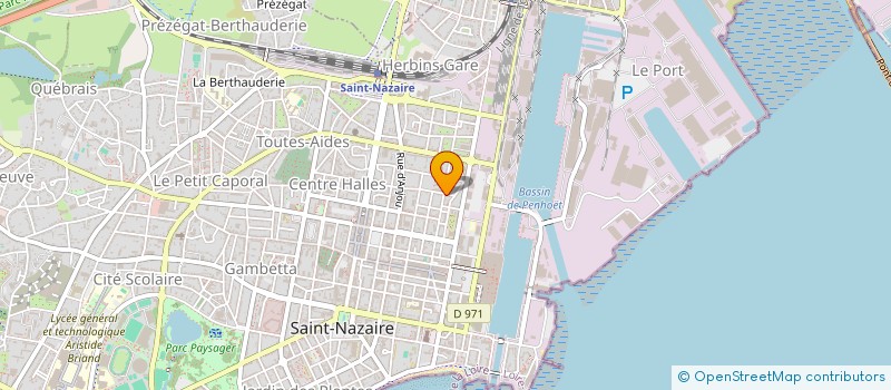 localisation de l'entreprise MONSIEUR KEVIN LE LABOURIER  SAINT-NAZAIRE