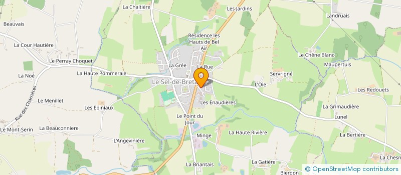 localisation de l'entreprise MONSIEUR KEVIN LE MAGUER  LE SEL-DE-BRETAGNE