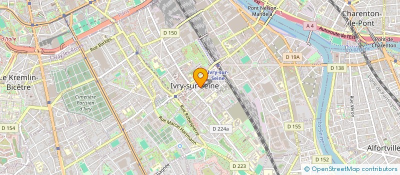 localisation de l'entreprise MONSIEUR KEVIN LE MERCIER  IVRY-SUR-SEINE