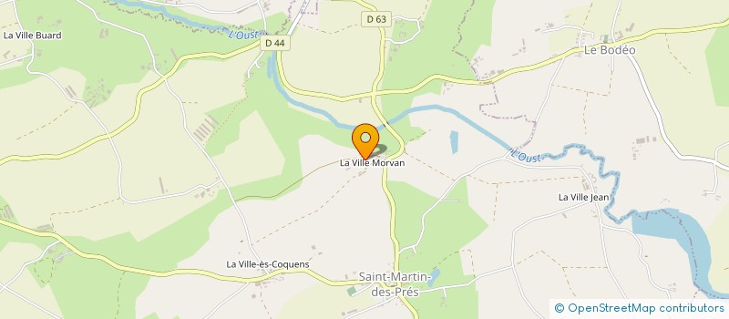 localisation de l'entreprise MONSIEUR KEVIN LE MEUR  SAINT-MARTIN-DES-PRES