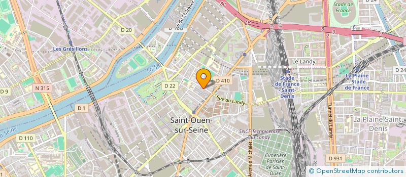 localisation de l'entreprise MONSIEUR KEVIN LE PAPE à SAINT-OUEN-SUR-SEINE