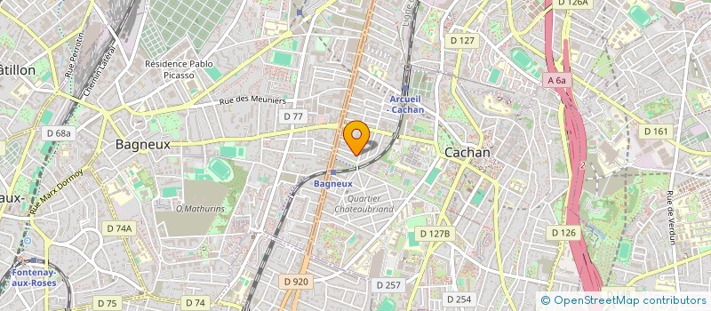 localisation de l'entreprise MONSIEUR KEVIN LE-VAN  CACHAN