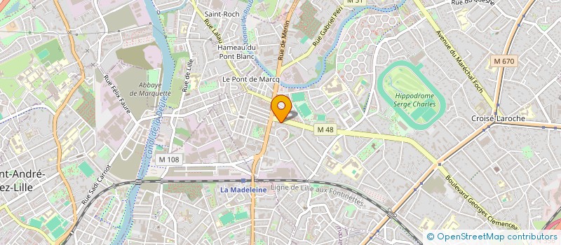 localisation de l'entreprise MONSIEUR KEVIN LEAV à MARCQ-EN-BARŒUL