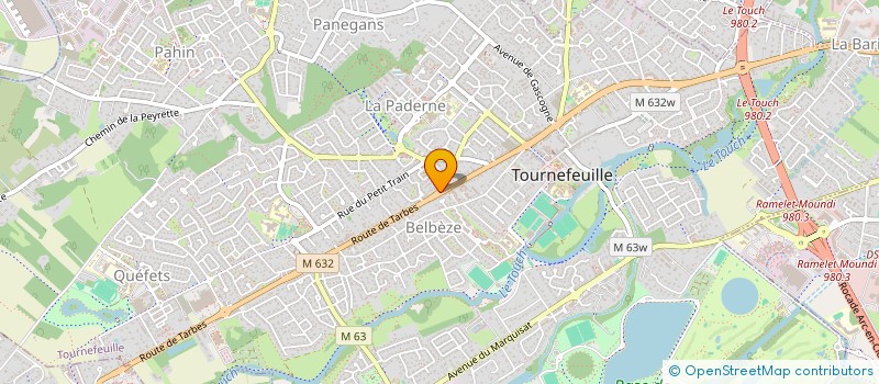 localisation de l'entreprise MONSIEUR KEVIN LEBERRIAIS  TOURNEFEUILLE