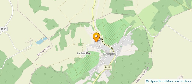 localisation de l'entreprise MONSIEUR KEVIN LEBLANC  DOMPTIN