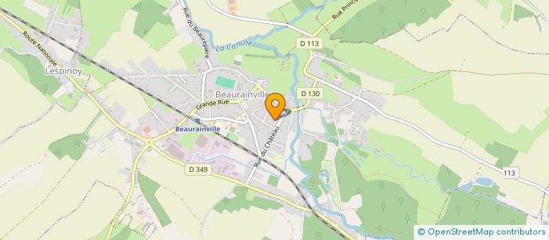 localisation de l'entreprise MONSIEUR KEVIN LEBLOND  BEAURAINVILLE