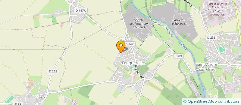 localisation de l'entreprise MONSIEUR KEVIN LECAPLAIN  FEUGUEROLLES-BULLY