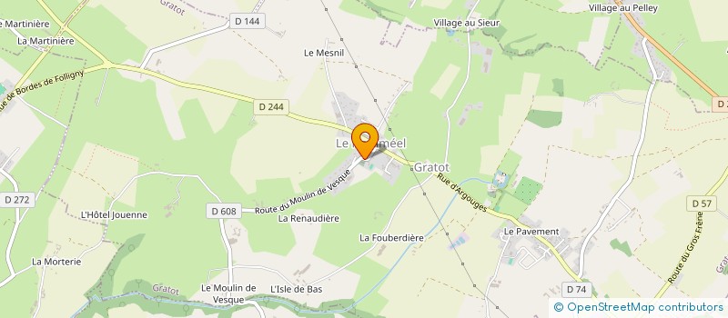 localisation de l'entreprise MONSIEUR KEVIN LECARDONNEL  GRATOT