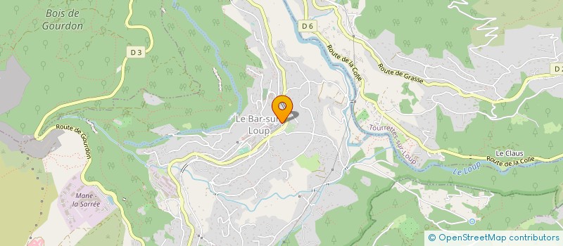 localisation de l'entreprise MONSIEUR KEVIN LECLERC à LE BAR-SUR-LOUP