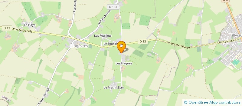 localisation de l'entreprise MONSIEUR KEVIN LECLUZE  LINGEVRES