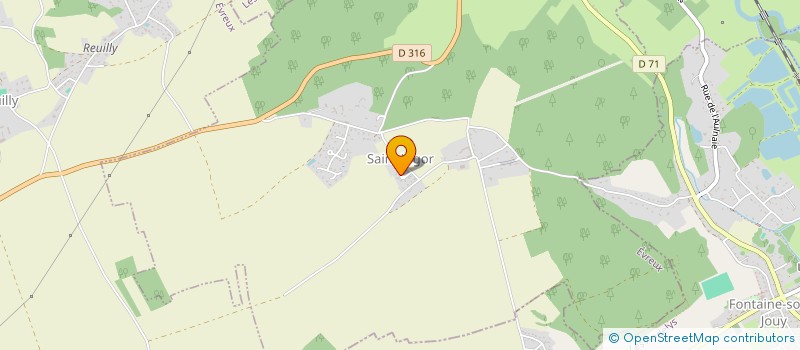 localisation de l'entreprise MONSIEUR KEVIN LECOANET  SAINT-VIGOR