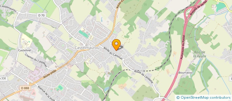 localisation de l'entreprise MONSIEUR KEVIN LECOMTE  CASTELMAUROU