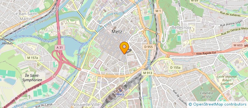 localisation de l'entreprise MONSIEUR KEVIN LECOMTE  METZ