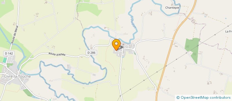 localisation de l'entreprise MONSIEUR KEVIN LECOMTE  ATHEE