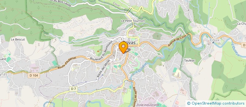 localisation de l'entreprise MONSIEUR KEVIN LECONTE à PRIVAS