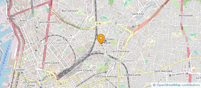 localisation de l'entreprise MONSIEUR KEVIN LECONTE  MARSEILLE 4EME