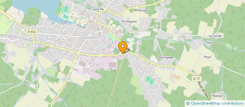 localisation de l'entreprise MONSIEUR KEVIN LECOUSTRE  MONTFORT-EN-CHALOSSE