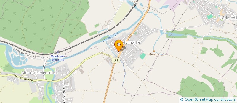 localisation de l'entreprise MONSIEUR KEVIN LEDIG  REHAINVILLER