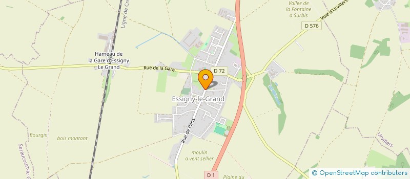 localisation de l'entreprise MONSIEUR KEVIN LEDUCQ à ESSIGNY-LE-GRAND