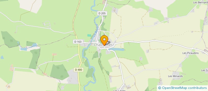 localisation de l'entreprise MONSIEUR KEVIN LEFEBVRE  CHAVROCHES