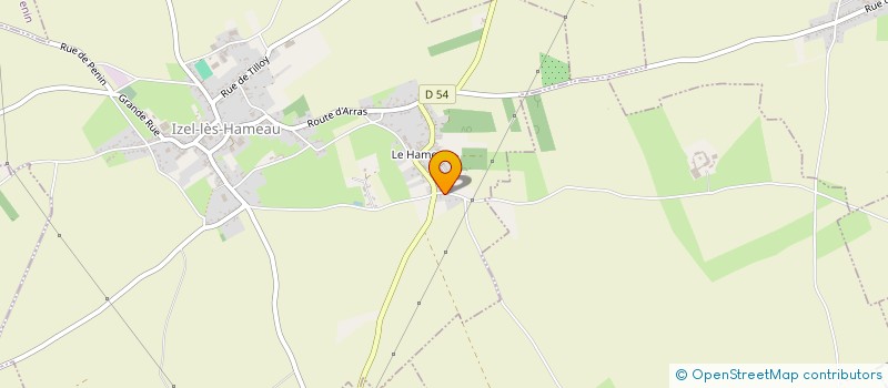 localisation de l'entreprise MONSIEUR KEVIN LEFEBVRE  IZEL-LES-HAMEAU