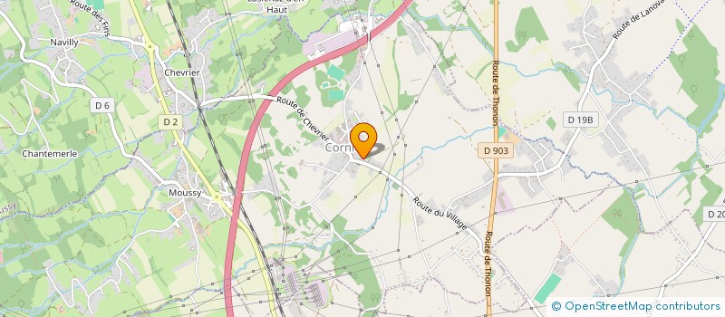 localisation de l'entreprise MONSIEUR KEVIN LEFEUVRE  CORNIER