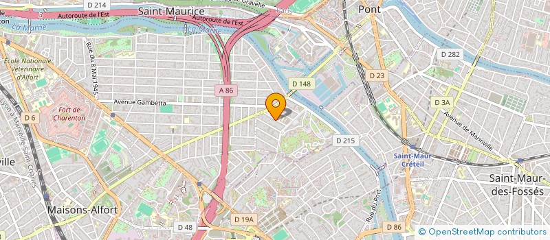 localisation de l'entreprise MONSIEUR KEVIN LEFRANCOIS  MAISONS-ALFORT