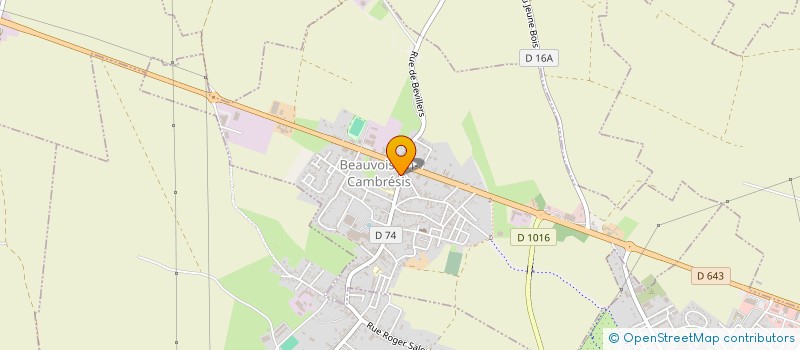 localisation de l'entreprise MONSIEUR KEVIN LEGARD  BEAUVOIS-EN-CAMBRESIS