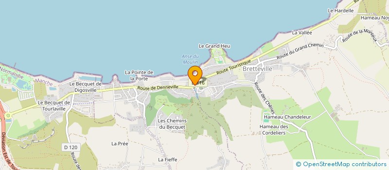 localisation de l'entreprise MONSIEUR KEVIN LEGOFF à BRETTEVILLE