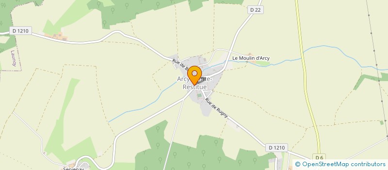 localisation de l'entreprise MONSIEUR KEVIN LEGRAIN  ARCY-SAINTE-RESTITUE