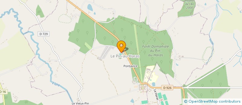localisation de l'entreprise MONSIEUR KEVIN LEGRAND à LE PIN AU HARAS