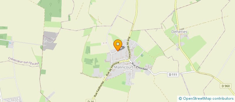 localisation de l'entreprise MONSIEUR KEVIN LEITE RODRIGUES  MALINCOURT