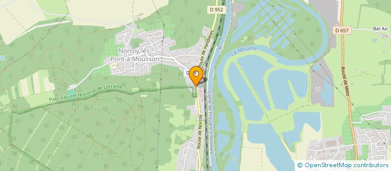 localisation de l'entreprise MONSIEUR KEVIN LEJEAU  NORROY-LES-PONT-A-MOUSSON