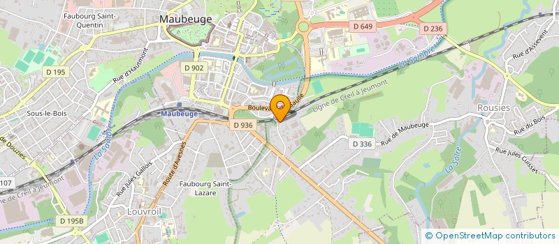 localisation de l'entreprise MONSIEUR KEVIN LELEUX  ROUSIES