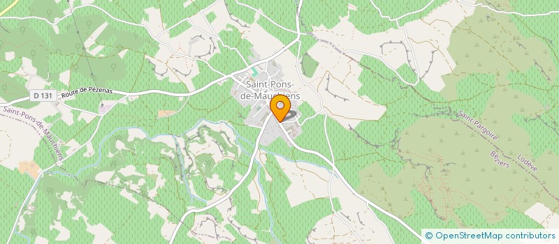 localisation de l'entreprise MONSIEUR KEVIN LELIEVRE  SAINT-PONS-DE-MAUCHIENS