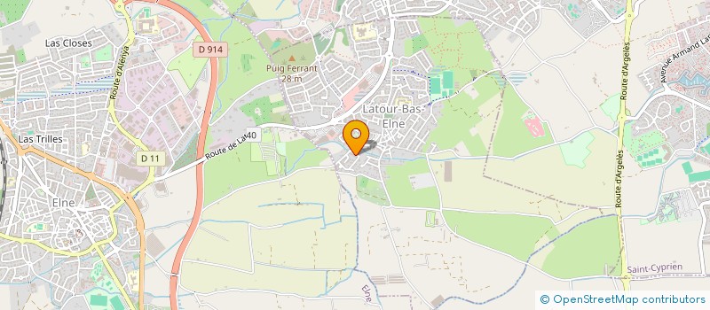 localisation de l'entreprise MONSIEUR KEVIN LELORRAIN  LATOUR-BAS-ELNE