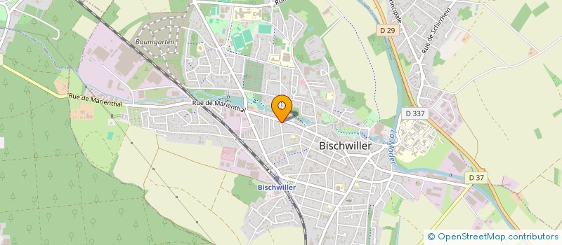 localisation de l'entreprise MONSIEUR KEVIN LEMARCHAND  BISCHWILLER