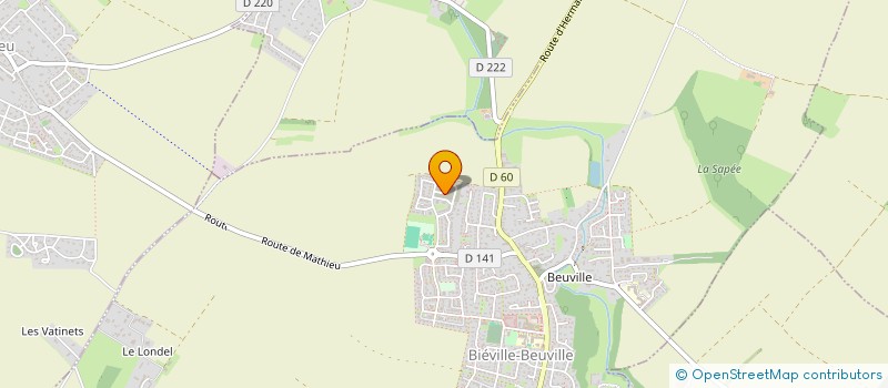 localisation de l'entreprise MONSIEUR KEVIN LEMARCHAND à BIEVILLE-BEUVILLE