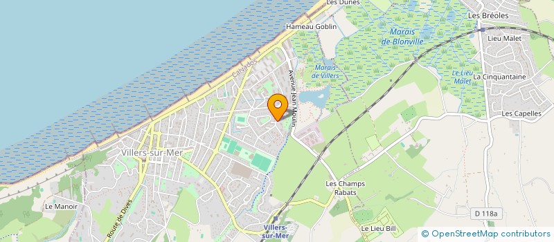 localisation de l'entreprise MONSIEUR KEVIN LEMARINIER  VILLERS-SUR-MER