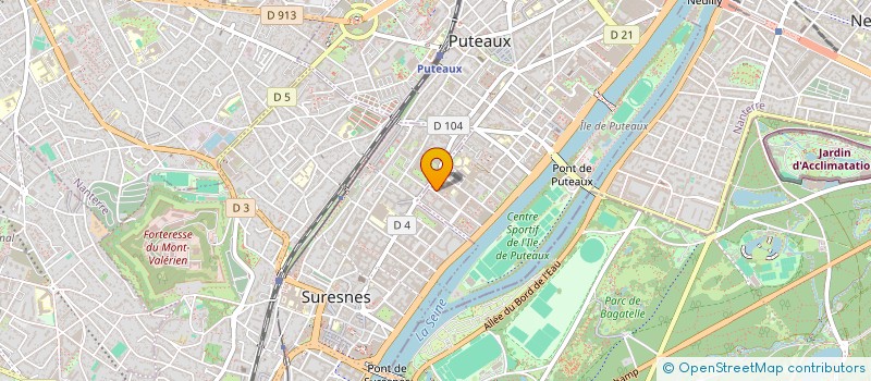 localisation de l'entreprise MONSIEUR KEVIN LEMONNIER  PUTEAUX